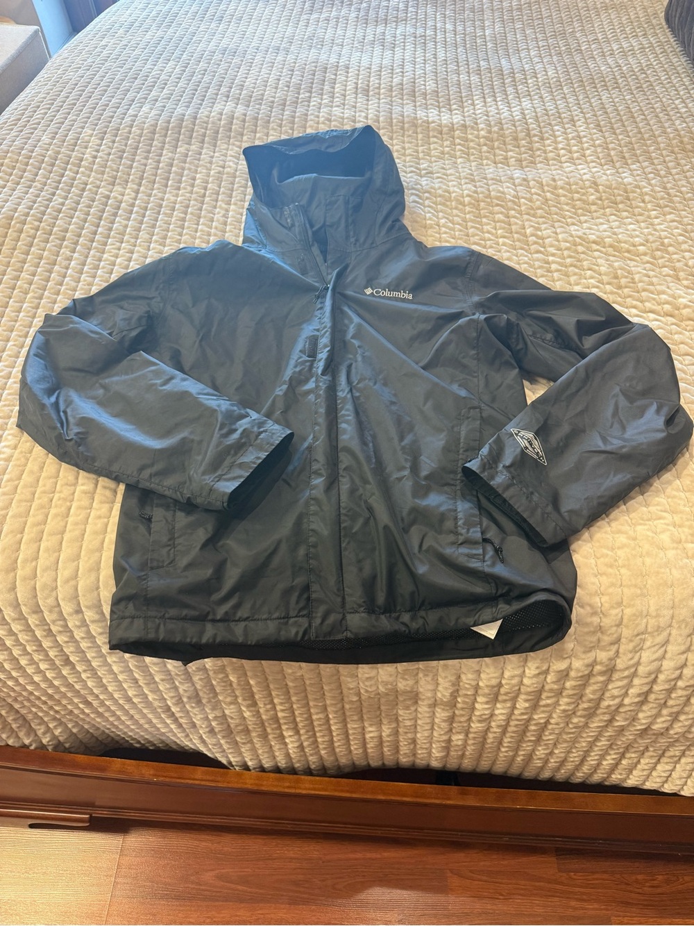 Columbia Black Rain Jacket